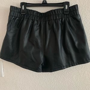 Rachel Roy Pleather Shorts